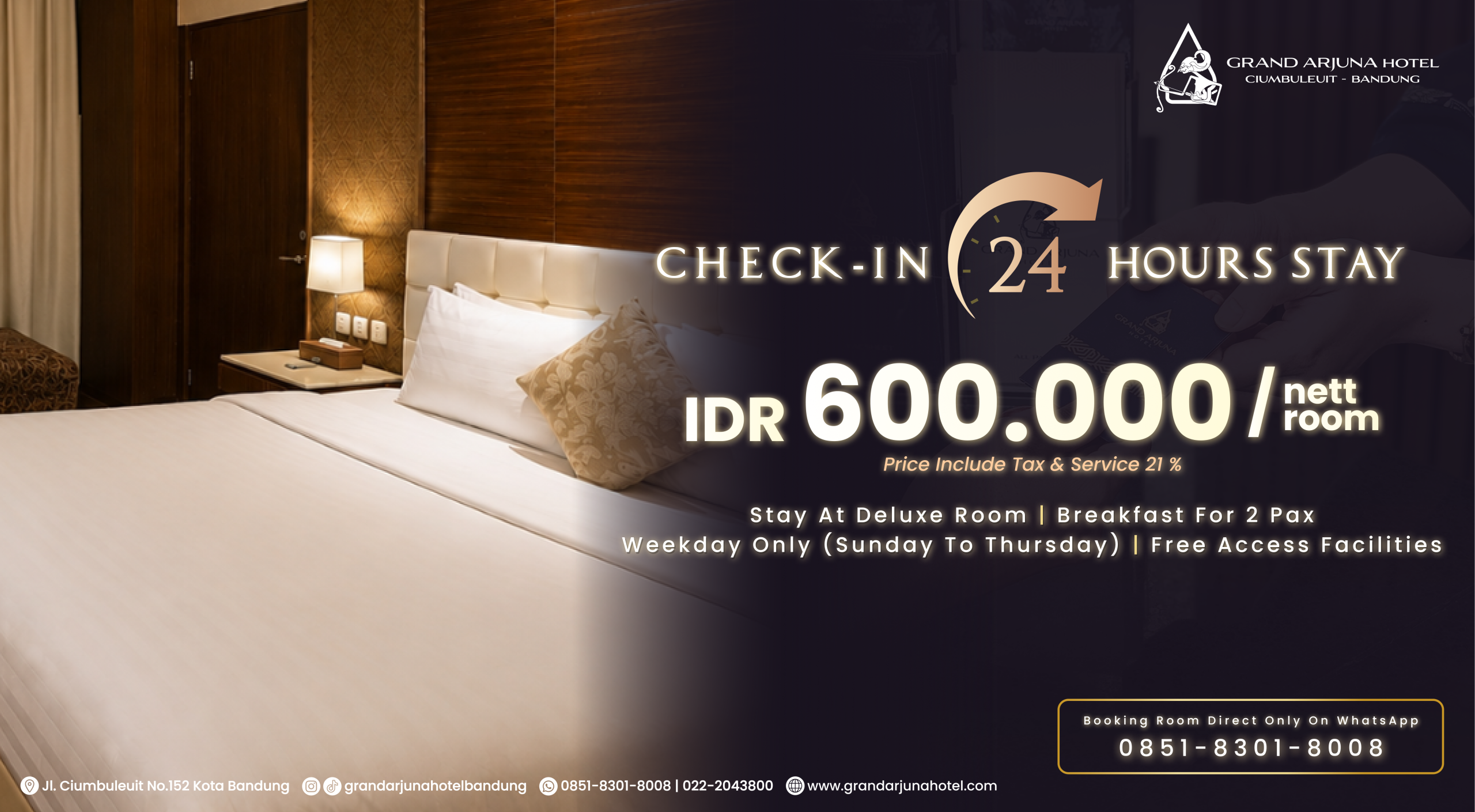 check-in 24 HOURS STAY web